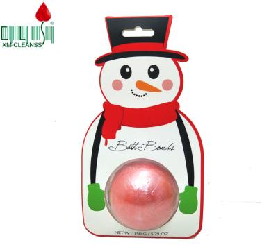 China Bath & Body Care Bath & Custom Private Body Care Calendar Card PVC Blister Christmas Spa Bath Bomb Salt Fizzer for sale