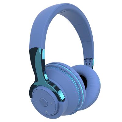 China Cool Lights Wholesale Blu Tooth Sports Neckband Stereo Sound 5.1 Retractable Double Computer Ears Canceling Headphones Wireless BT Headset for sale