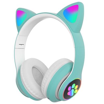 China New B39 Audifonos Earphone Black Auriculares Gamer Earbuds Led Cute Cat Ear Claw Gaming Headset Wireless BT Headset For PS4 PS5 for sale