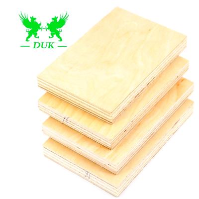 China Industrial Birch Faced Poplar / Hardwood Core Commercial Plywood For Furniture for sale