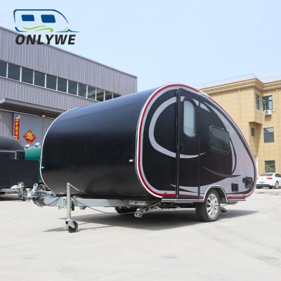 China Travel Trailer Onlywe Car Trailers Camping Travel Teardrop Camper for sale