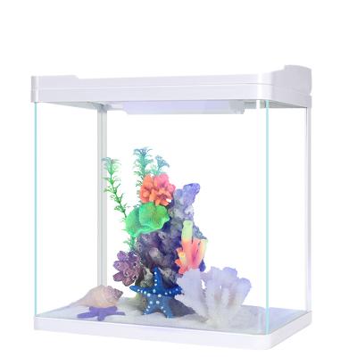 China Sustainable Yee Cheap Family Decor Fish Square Tank With Modular Binding Filter System for sale