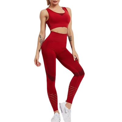 China Breathable Women's Breathable Women's Activewear Fitness Clothing Gym Wear Workout Clothing Yoga Set Seamless Sportswear For Women for sale