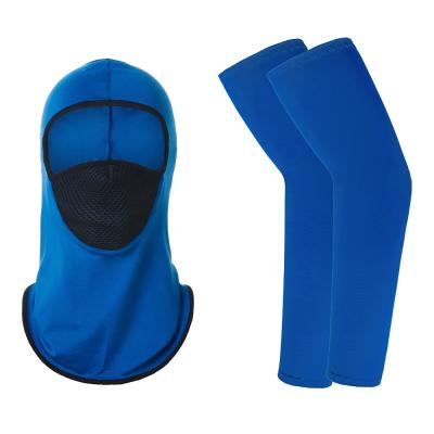 China Spandex+Polyester Spandex+Polyester Balcalava Face Hood Wind-Resistant Ski Sun Hood UV Protection Men Women Summer Tactical Ski Face Mask for sale