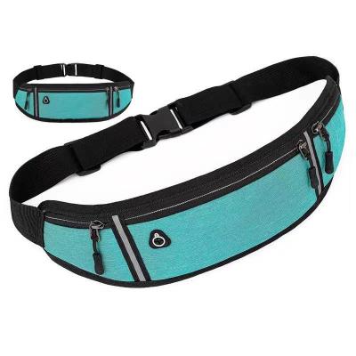 China Wholesale 2021 Customs Waterproof Neoprene Sports Fitness Fanny Pack Running Belt Waist Bag for sale