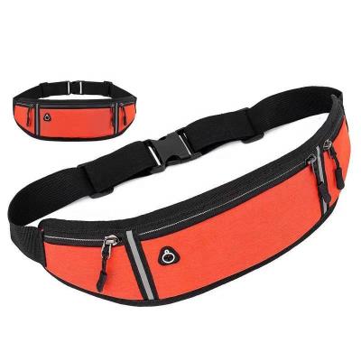 China Amazon Waterproof Warm Soft Waist Bags Pocket Fanny Pack Sport Travel Waterproof Earphone Belt Bag for sale