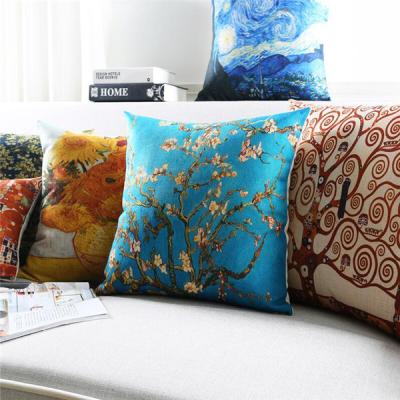 China 2016 Adults New Design Wholesale Cotton Canvas Cushion For Reading In Bed 45x45cm for sale