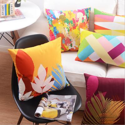 China Latest Simple Fashion Design Luxury Leather Velvet Cushion Cover For Decor for sale