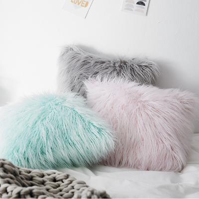 China Other New Pattern Luxury Fur Cushion Cover For Living Room for sale