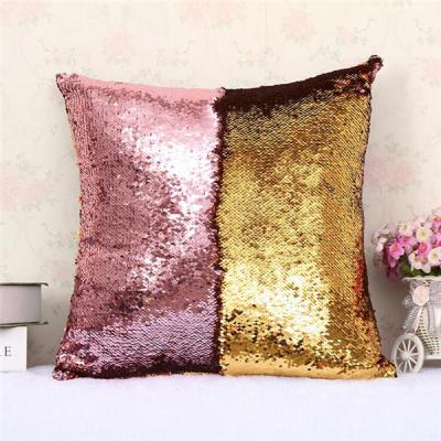 China Adults DIY Magic Colors Change Pillow Cushion Cover 40 x 40cm Sequin Blanket for sale