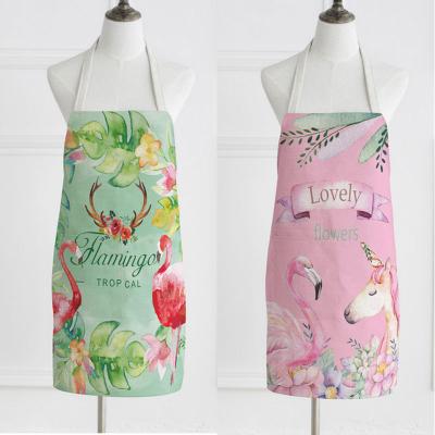 China Newest Design Cute Cotton Print Princess Apron Kitchen Canvas Apron Eco-friendly for sale