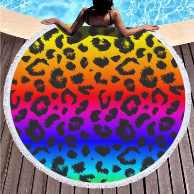 China High Quality Compressed Design Microfiber Custom Printed Custom Printed Beach Towel for sale