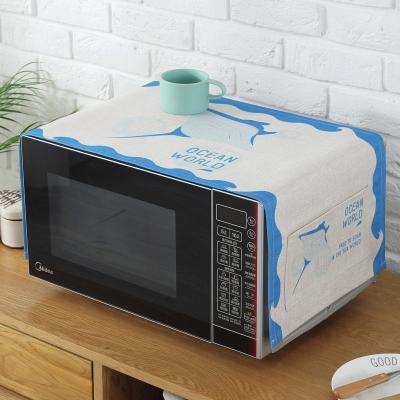 China 2019 Microwave Waterproof High Quality Canvas Cover Cotton Buti Dustproof Cover For Kitchen for sale