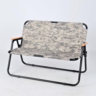 China Bench Camping Chair Single Folding Use Two Seat Outdoor Chair Easy Folding Chair for sale