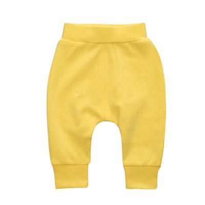 China Lovely Ivy10243A anti-pilling newborns pants baby children solid color harem pants infants pants for sale