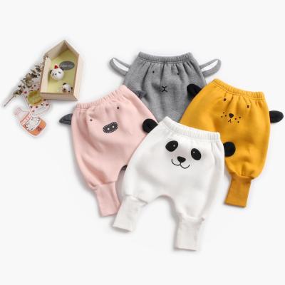 China Ivy10086A Cute Animal Anti-pilling Design Baby Kids Winter Warn Lovely Pants Children's Pants for sale