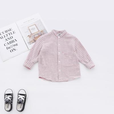 China Ivy70094B Fashion Autumn Children Spring Cotton Shirt Kids Breathable European Boy Shirts Drop Casual Shirts for sale