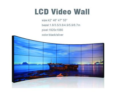 China JCVISION 43inch 46inch 55inch Indoor Video LCD Wall Display Bezel HD Screen Advertising Narrow Display for sale