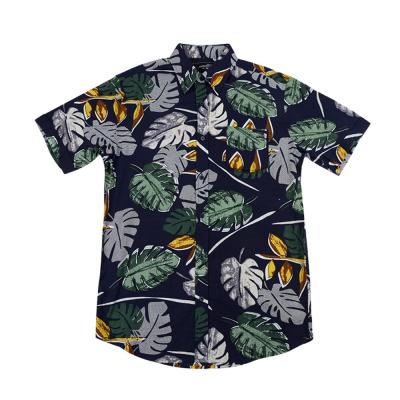 China Viable Factory Wholesale Custom Made Cheap Floral Short Sleeve Hawaiian Shirt For Men New for sale