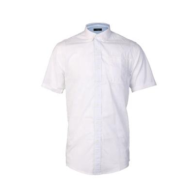 China Different Kinds Of Fashion Short Sleeve White Shirts Breathable Low Price For Men for sale