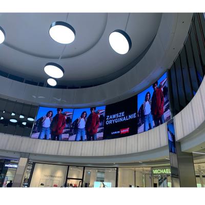 China TOPLED Indoor Full Color P2.5 Soft Led Module Curved Flexible Led Advertising Display Led Display for sale