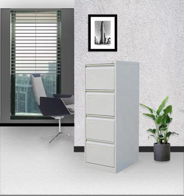 China Knock Down Knock Down Cheap Steel 4 Drawer Filing Cabinet For Sale Metal Storage Cabinet For A4 F4 File Storage en venta