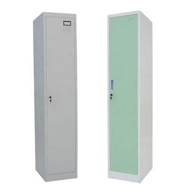 China Popular Metal Ski Storage Cabinet Lockers 1 Steel Ttier Gym Locker 1 Door Locker JF-1B1A for sale