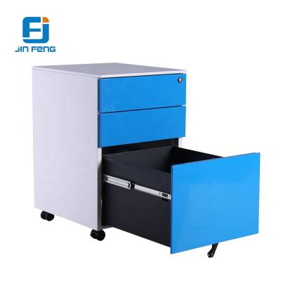 China JF-P06 Cheap Storage Pedestal Small Office Colorful Fully Assembled Filing Cabinet zu verkaufen