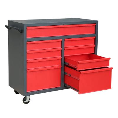 China Long Term Storage Solution Heavy Duty Garage Tool Cabinet Factory Workshop Garage Tool Storage Box Cabinet Trolley for sale