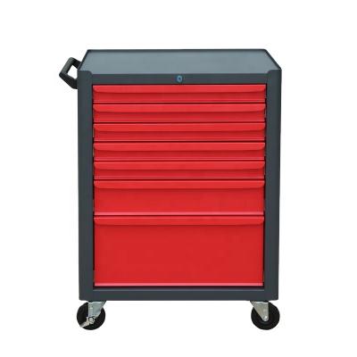 China Car Repair Garage Workshop 7 Drawer Tool Cabinet Tool Trolley Trolley Cabinet Craftsman Garage Tool Cabinet for sale