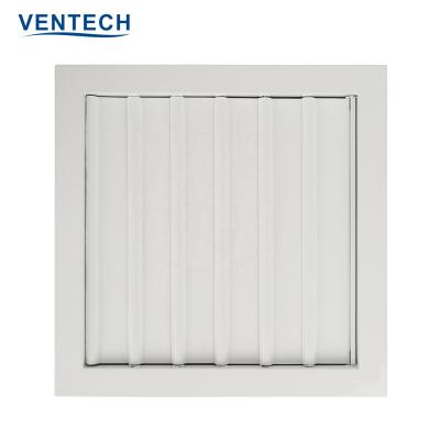 China Contemporary HVAC Exhaust Cool Air Canopies Adjustable Aluminum Air Conditioner Gravity Grille Duct Cover Canopies for Ventilation for sale