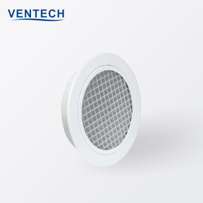 China Round Type HVAC Air Conditioner Modern Air Diffuser Egg Crate Leaf Ventilation Grille for sale