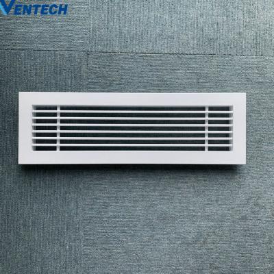 China HVAC Ventech System Industrial Linear Aluminum Linear Air Grate Bar Vent Grille for sale