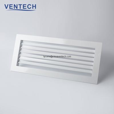 China Adjustable Blades Return Air Grate Aluminum Single Deflection Grill for sale