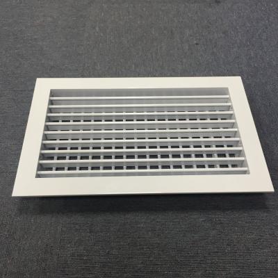 China Adjustable Blades HVAC Air Duct Diffuser Ventilation Supply Double Defleciton Grille for sale