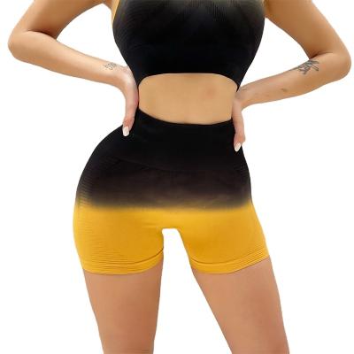 China Yoga Compression Proof High Waist Women Active Butt Lift Shorts GYM Seamless Squat Stretch Custom Wholesale Plus Shorts for sale