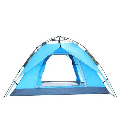 China New Arrival 3-4 Person Portable Tent For Outdoor Equipment Double Door Rainproof Mountain Camping Warm Tent for sale