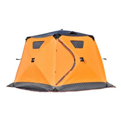 China Warm Waterpoof Winter Fishing Snow Tent Oxford Cloth With Inner Cotton Outdoor Camping Cold Tent for sale