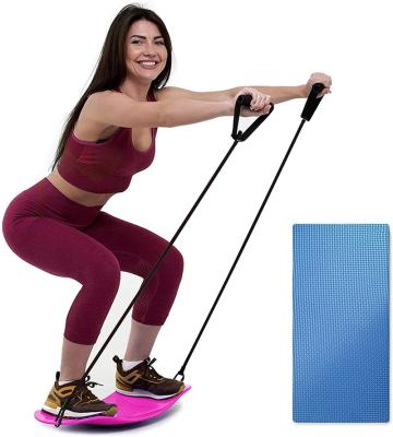 China Eco-friendly Gym Training ABS Plastic Trainer Fitness Waist Yoga Tornado Balance Board Home Balancing Dish for sale