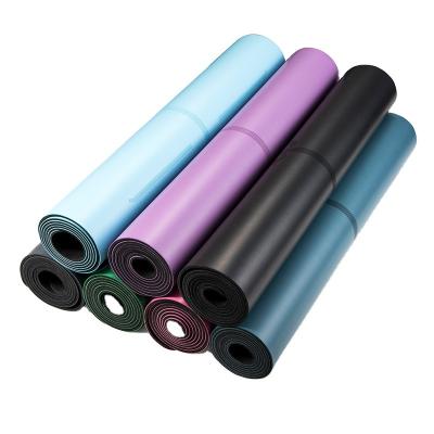 China Luxury Thickened Non-slip PU Natural Rubber Yoga Mat Household Fitness Accessories Eco Waterproof Yoga Mat for Men and Women for sale