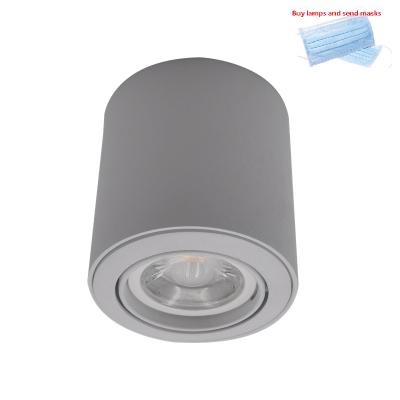 China Adjustable Light Direction Exterior Mounted Downlight GU10/MR16 Downlight Adapting Downlights Flip Down Lights for sale