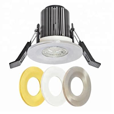 China Down Rated Light 8W Waterproof Dimmable Led Down Light Rated Downlight SMD Led With External Led Driver Warm White IP65 Diecast 80 Aluminum for sale