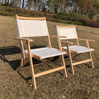 China Single Folding Sun Lounger Solid Wood Folding Chair For Picnic for sale