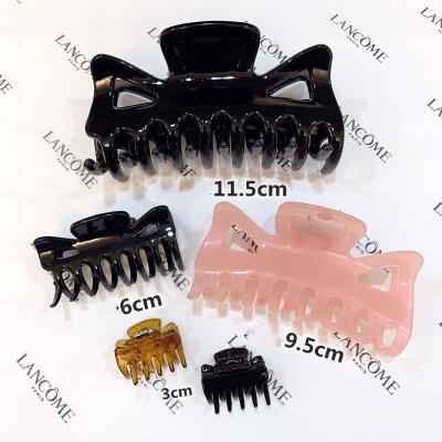 China Fashion Sample Hot Popular Black Plastic Hairpins for sale