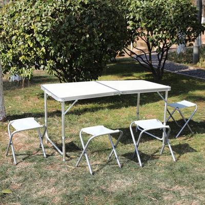 China 2021 Portable Hot Foldable Portable Camping Table Seat Set Furniture Outdoor Sports And Table Supplies for sale