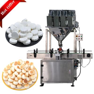 China Food New Product Electric Biodegradable Plastic 4 Head Weighing Pellet Filling Machine for sale