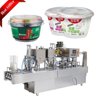 China Full Automatic Food Bottle Filler Beverage, Shampoo, Bean Curd Flower Filling Machine for sale