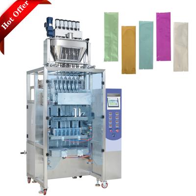 China Food Wholesale Coffee Milk Powder Sachet Multiline Four Side Four Side Sealing Filling Packaging Machine for sale