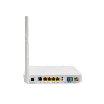 China FTTH FTTB FTTX Network Fiber Optic Dual 4FE+1POTS+WIFI+CATV EPON ONU For FTTH for sale