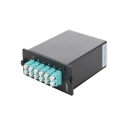 China FTTX Port 12 MPO Optical MTP Fiber To LC APC Patch Panel for sale